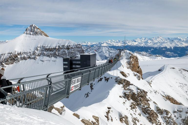 Peak Walk by Tissot bij Glacier 3000