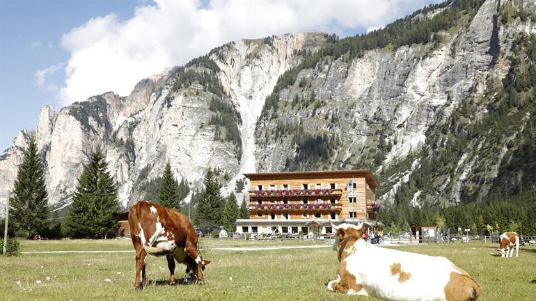 Pederü Berggasthaus, Dolomieten