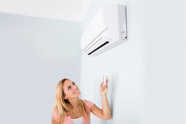 Permanente Airco met afstandsbediening