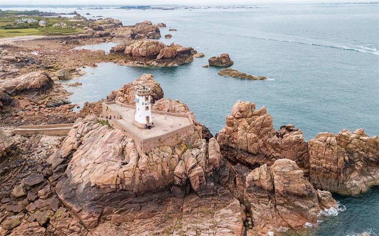 Phare du Paon op Île de Bréhat, Bretagne