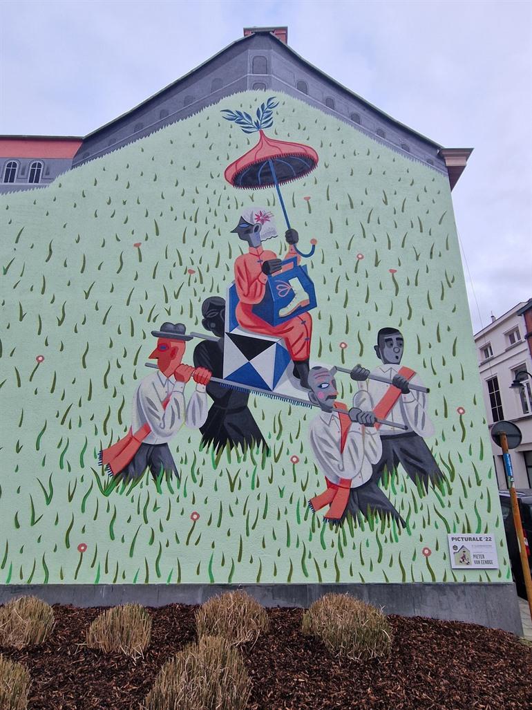 Pieter Van Eenoge - Dragende Dame in Ronse