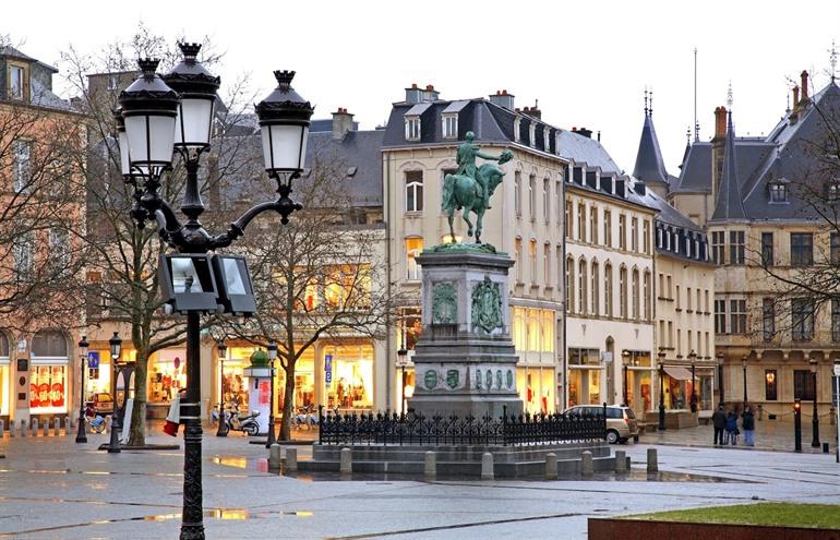 Place Guillaume II in Luxemburg-Stad