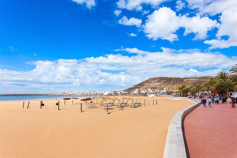 Plage d'Agadir, zandstrand van Agadir
