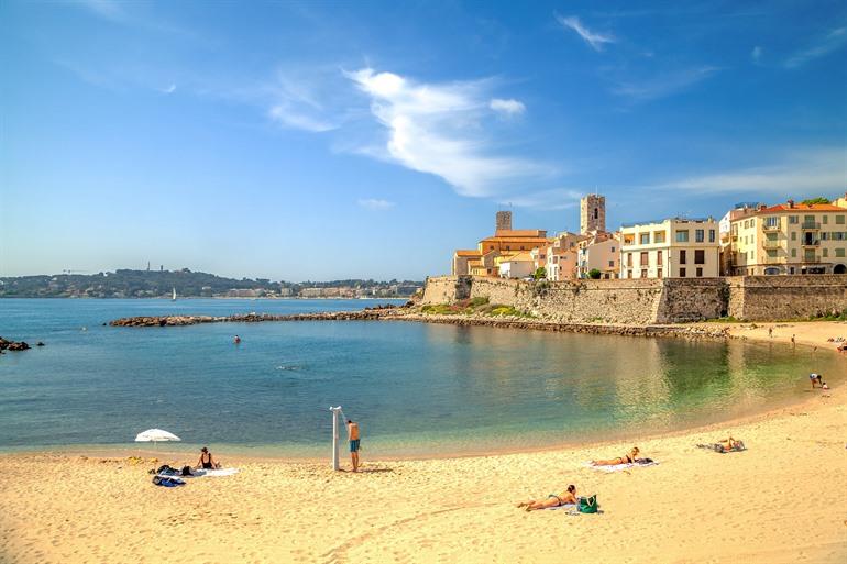 Plage de la Gravette, Antibes