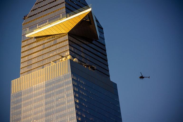 Platform van het Edge Observation Deck, New York