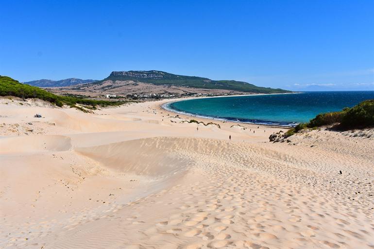 Playa de Bolonia in Tarifa, Andalusië