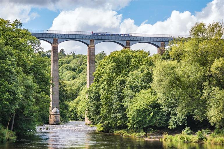 Pontcysyllte Aqueduct in Wales 