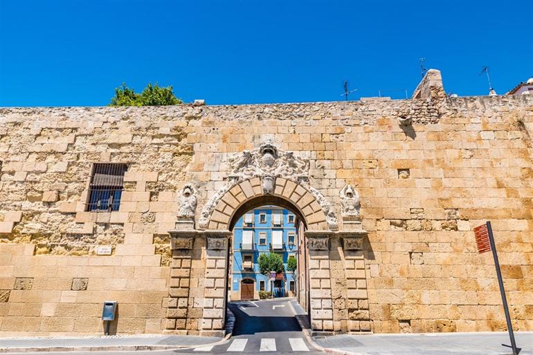 Poort van Sant Antoni, Tarragona, Catalonië 