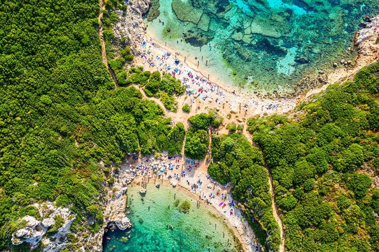Porto Timoni Beach op Corfu