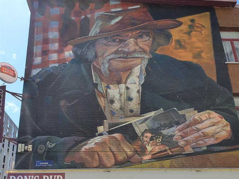 Portret gemaakt door Case Maclaim, Oostende