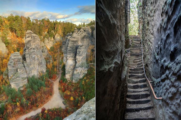 Prachovské-rotsen, Noord-Bohemen, Tsjechië