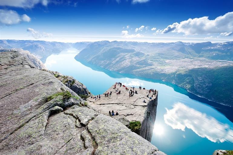 Preikestolen Noorwegen