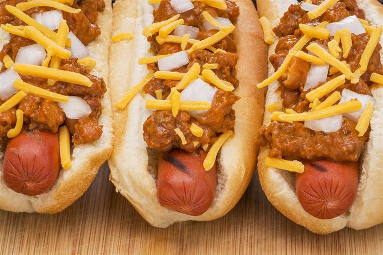 Proef de Chili cheese hotdog, Amerikaanse keuken