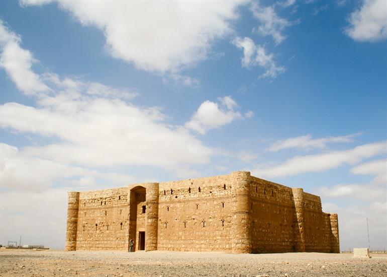 Qasr al-Kharanah kasteel, Jordanië