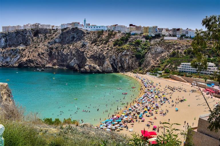Quemado Beach bij Al Hoceima, Marokko