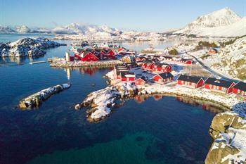 Reine in de winterse Lofoten