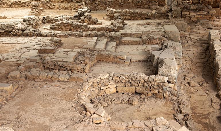 Resten van het Minoïsche Kydonia, Chania, Kreta