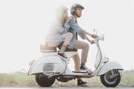 roadtrip op de scooter