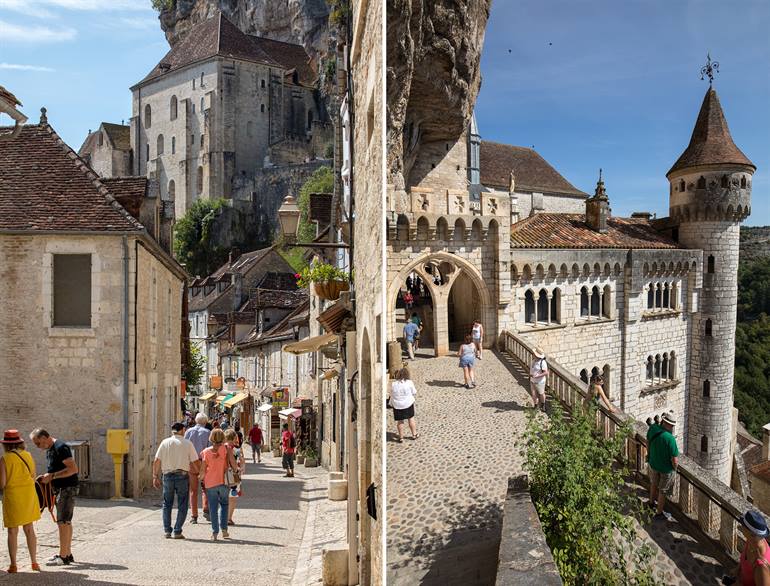 Rocamadour in Lot, Occitanië