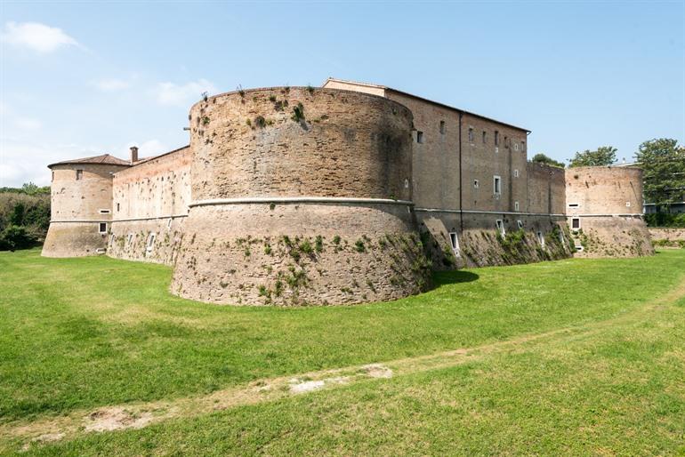 Rocca Costanza in Pesaro, Le Marche, Italië