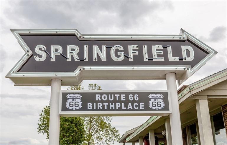 Route 66 in Springfield, Missouri
