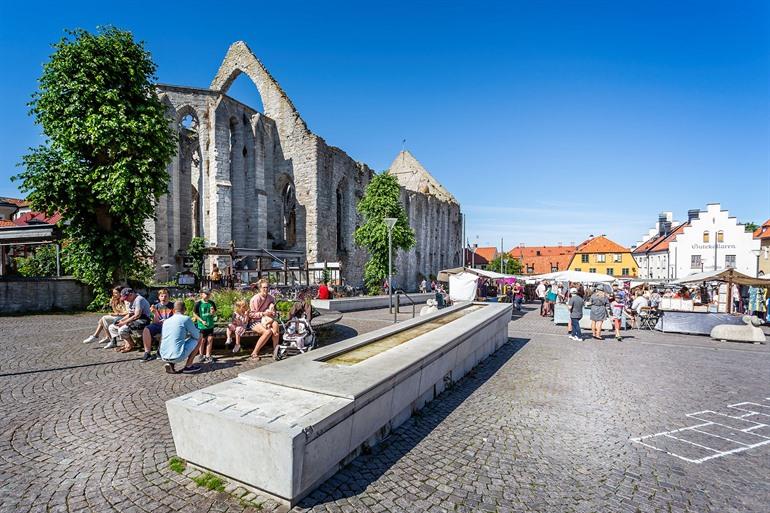 Ruïnes van de Sint-Catharinakerk op Stora Torget, Visby