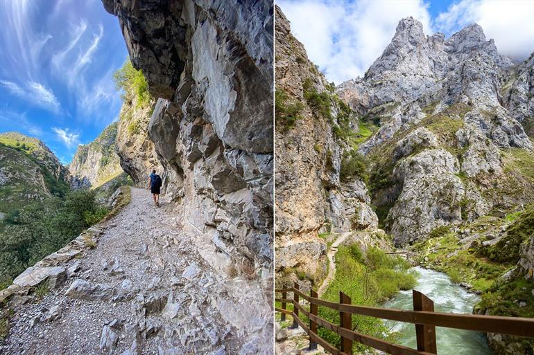 Ruta del Cares in het Picos de Europa National Park, Spanje