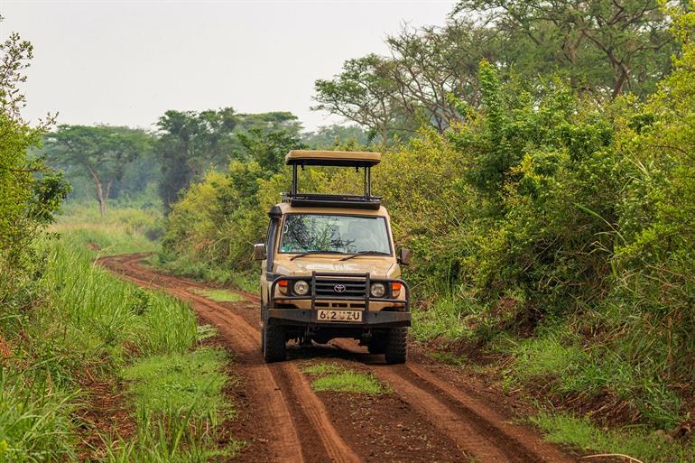 Safari door Queen Elizabeth National Park