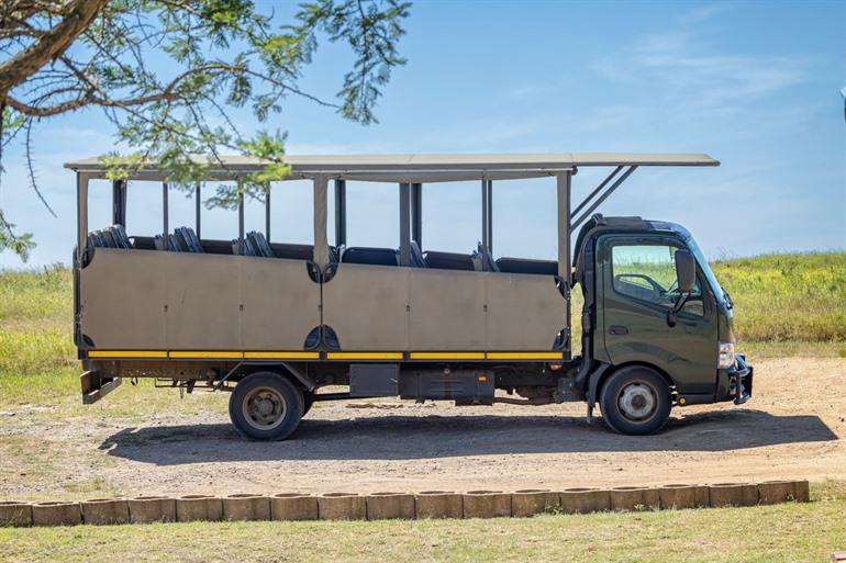 Safaritruck in Tala Game Reserve