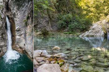 Salinello-kloof bezoeken, Abruzzen, Italië