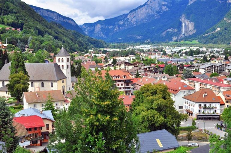 Sallanches bezoeken in de Franse Alpen