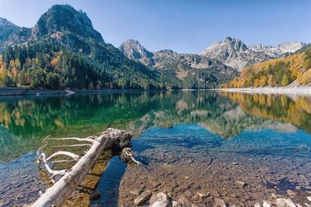 Sant Maurici meer in het Parc Nacional d'Aiguestortes i Estany de Sant Maurici, Catalonië