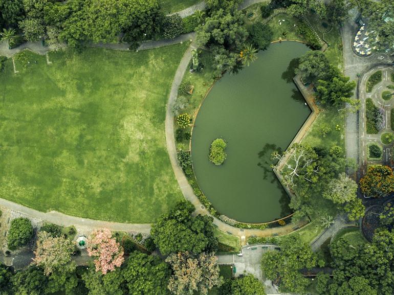 Santa Catarina park in Funchal, Madeira