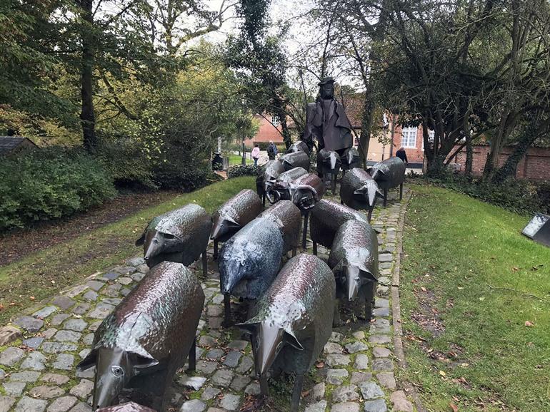 Schapenkoppenmonument in Lier, Antwerpen