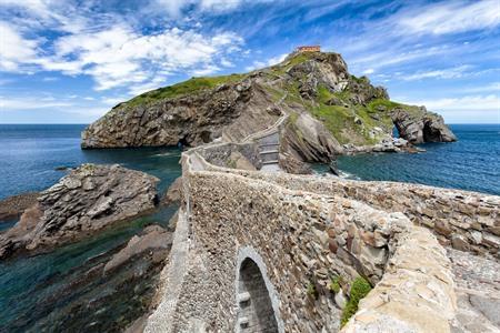 Schiereiland San Juan de Gaztelugatxe in Spaans Baskenland
