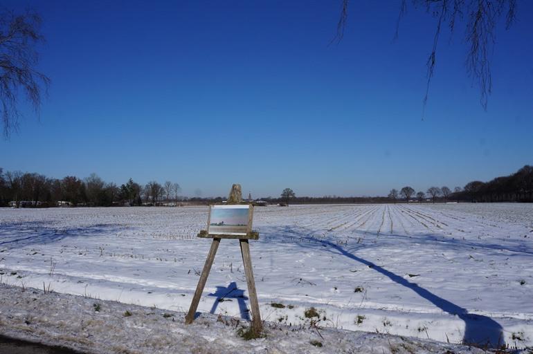 Schilderezels op de Andreas Schotel wandelroute