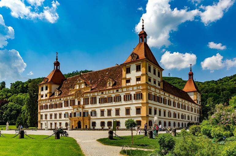 Schloss Eggenberg nabij Graz, Oostenrijk
