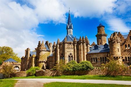 Schloss Löwenburg in Kassel, Duitsland