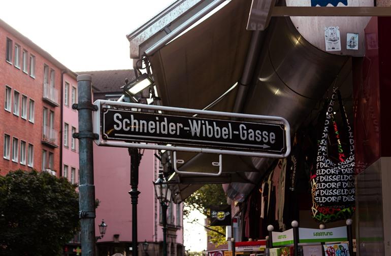 Schneider Wibbel Gasse in Düsseldorf
