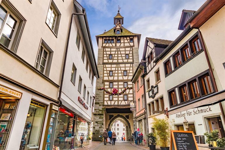 Schnetztor in Konstanz, aan de Bodensee