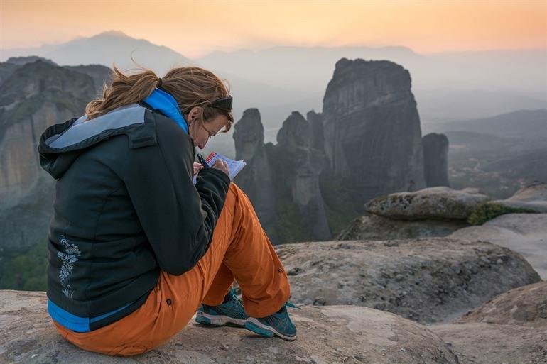 Schrijf je ervaringen op in je reisdagboek
