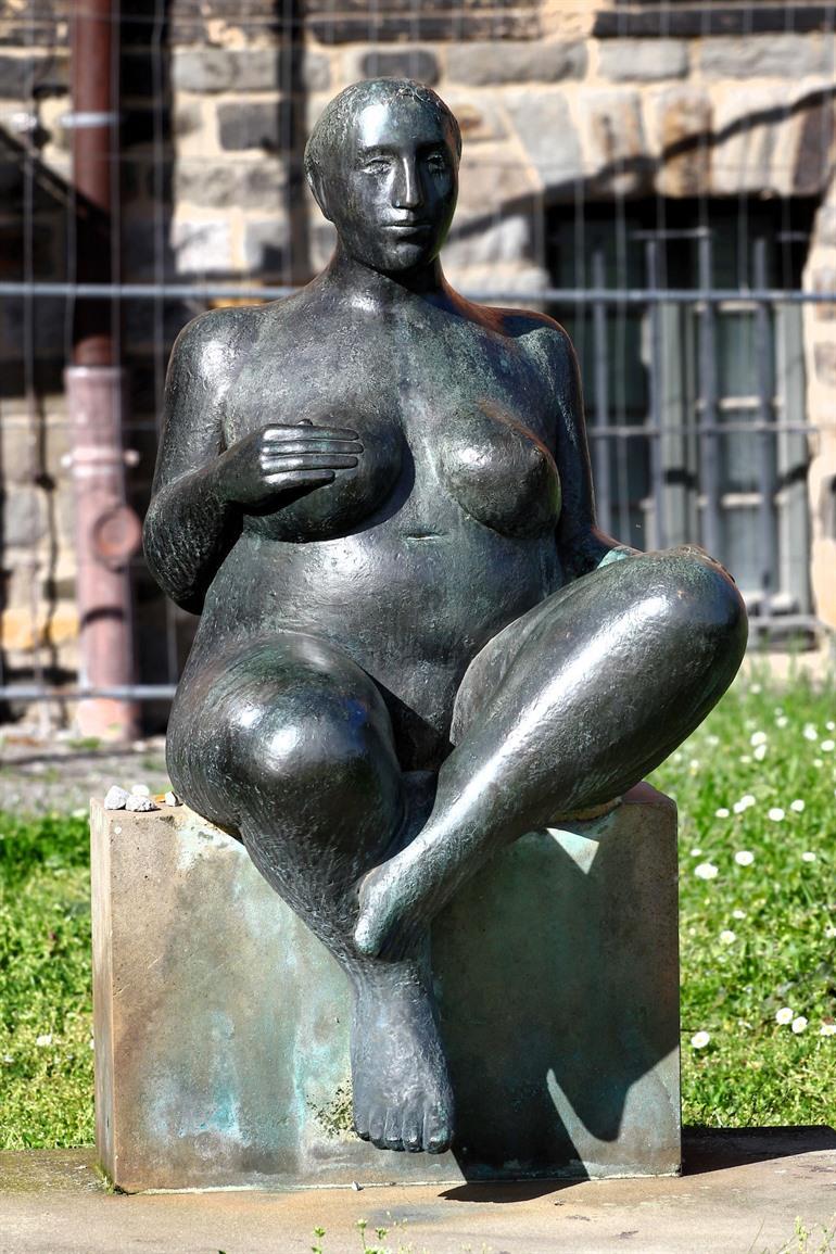 Sculpturen bij het Kunstmuseum, Klooster Onze-Lieve-Vrouw in Maagdenburg