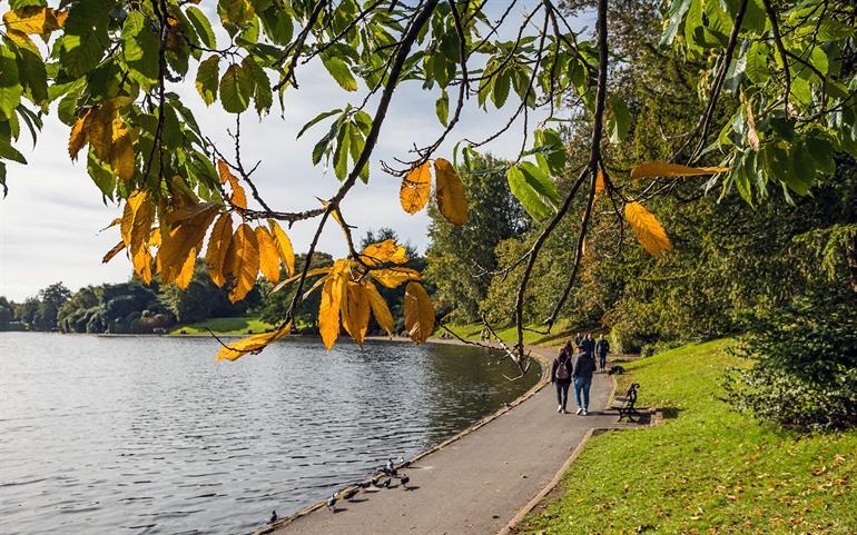 Sefton Park, een groene oase nabij het centrum van Liverpool
