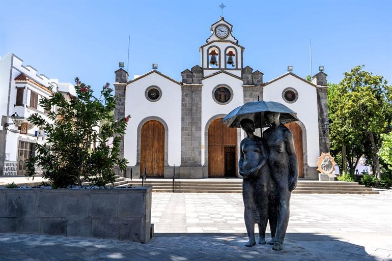 Sint-Vicente Ferrer-kerk in Valleseco, Gran Canaria