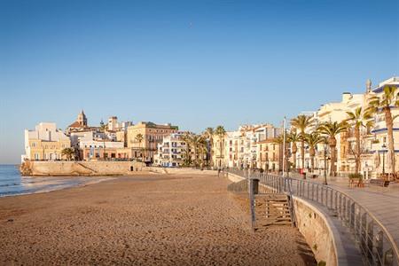 Sitges, badplaats aan de Costa Dorada