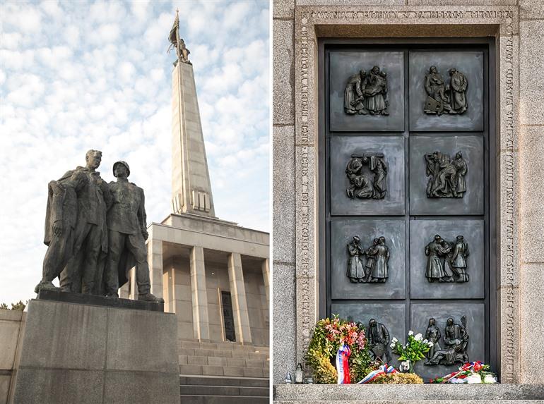 Slavín-oorlogsmonument in Bratislava