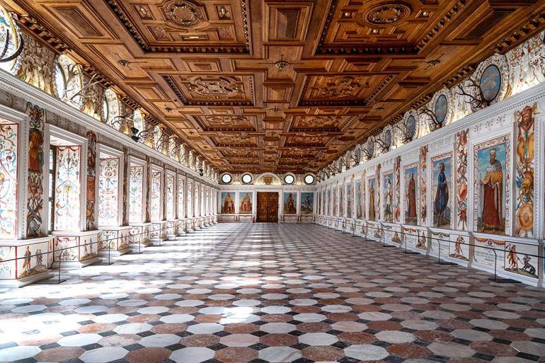 Spaanse Zaal in het Schloss Ambras, Oostenrijk