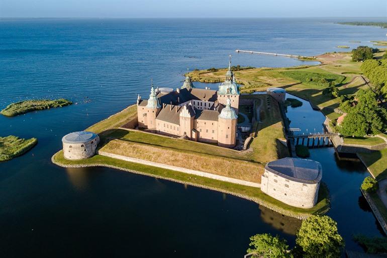 Sprookjeskasteel in Kalmar bezoeken, Zweden