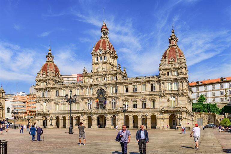Stadhuis La Coruna, Galicië