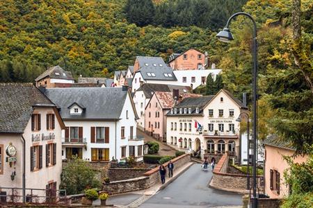 Stadscentrum van Esch-sur-Sûre, Luxemburg